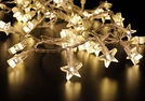 LICHTERKETTE STERNE KUNSTST.LED 40TLG.F.INNEN