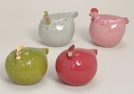 HUHN KERAMIK SORT.12CM