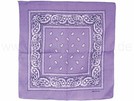 BA-063 Bandana Kopftuch paisley lila