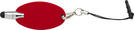 Schluesselanhaenger 'Message', Farbe: Rot, Groesse: 6 x 2,6 x 0,8 cm