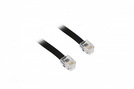 Telefonkabel RJ12 6P6C (St.) - RJ12 6P6C (St.) 10,0 m black
