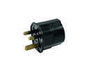 ADAPTER von EU zu UK Stecker 13A schwarz