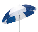 Sonnen-Strandschirm"Aloha", blau/weiss, Ø160 cm