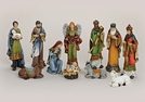 KRIPPENFIGUREN-SET POLY 11TLG.6-23CM