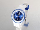 weiss mit saphierem Ziffernblatt Viper Silikonuhr