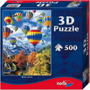 Puzzle 3D-Effekt Heißluftballon, 500 Teile, 1 Stück