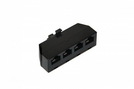 Adapter RJ45 8P4C (St.) - 4x RJ45 8P4C (Bu.) black