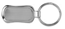 Schluesselanhaenger 'Basic', Farbe: Silber, Groesse: 8,3 x 3,3 x 0,4 cm