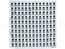 BA-103 Bandana weiß Totenkopf Bikertuch Piratentuch