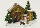 DEKO-SKIHUETTE POLY 14X8X10CM