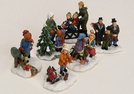 MINIATUR-WEIHNACHTSFIGUREN POLY SORT.6-7CM