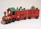 ADVENTSKALENDER ZUG HOLZ 3TLG 60X9X20CM