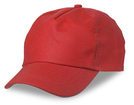 Baseballcap, Non-Woven, Farbe: Rot, Groesse: 28,5 x 12 cm