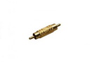 Adapter 1x Cinch (St.) - 1x Cinch (St.) gold (Metall)