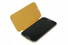 Tasche (Flipcover) für Samsung I9505 Galaxy S4 yellow