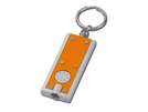 Schluesselanhaenger aus Kunststoff mit LED-Lampe. Incl. Lithium-Knopfbatterie (1x).