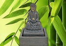 ZIMMERBRUNNEN BUDDHA SITZ.POLY 57X38X38CM