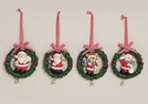 WEIHNACHTSHAENGER KRANZ M.FIGUR TON S.12CM}