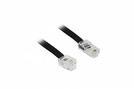 Telefonkabel RJ11 6P4C (St.) - RJ45 8P4C (St.) 15,0 m black