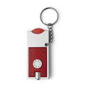 Schluesselanhaenger 'Spotlight', Farbe: Rot, Groesse: 6,8 x 2,96 x 0,83 cm