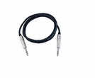 Klinke/Klinke Kabel KS-10 1m schwarz str.