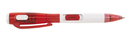 Kugelschreiber m. LED "Star Light", rot, 12,8 cm
