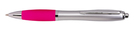 Kugelschreiber "Sway", pink/silber, 14 cm