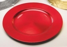 PLATZTELLER ROT KUNSTST.33CM}