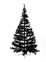 Tannenbaum, schwarz inklusive Ständer 240cm, Kunstpflanze