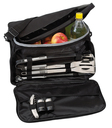 10-tlg BBQ set in Kuehltasche "2in1", 39,5 x 24 x 24 cm