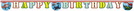 PLA gestanzter Banner ''Happy Birthday'', 1 Stück