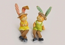 KANTENHOCKER HASE A.TON STROHHUT 2F.S.15/23CM