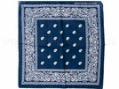 BA-060 Bandana Kopftuch paisley dunkelblau