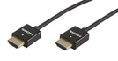 High Speed HDMI-Kabel 1.4 ''slim'' mit Ethernet, 2m, A-Stecker -> A-Stecker