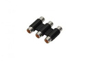 Adapter 3x Cinch (Bu.) - 3x Cinch (Bu.) black