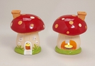 WINDLICHT PILZ KERAMIK 18X11CM