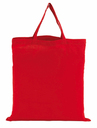Baumwolltasche"Pure" m.2 k.H.,rot, 38 x 42 cm