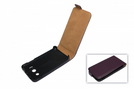 Tasche (Flip Slim) für Huawei Ascend Y300 dark violet