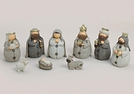 KRIPPENFIGUREN-SET POLY 9-TLG.5-15CM