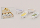 DUFTKERZE IN BADEWANNE 4-F.S.12X6X6CM