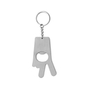 Schluesselanhaenger 'Peace', Farbe: Silber, Groesse: 5 x 13,5 x 0,2 cm