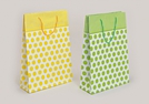 GESCHENKTUETE PUNKTDEKOR PAPIER 2-F.S.25X8X34