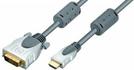 HDMI Kabel Stecker/DVI-Stecker 24+1, 5m