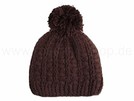 Strickmützen Mützen Mütze mit Muster m. Bommel
