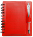 Notizringbuch 'Penelope', Farbe: Rot, Groesse: 14,4 x 1,2 x 15,5 cm