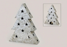 WINDLICHT BAUM ANTIK-SILBER METALL 29X8X38CM