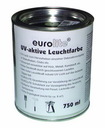 UV-aktive Leuchtfarbe, transparent hlbl 750ml