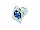 XLR-Einbaubuchse 3-polig, Nickel /10