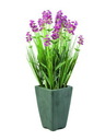 Lavendel, rosé, im Dekotopf, 45cm, Kunstpflanze