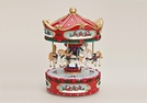 SPIELUHR KARUSSELL POLY MELOD.J-BELLS 16X25CM
